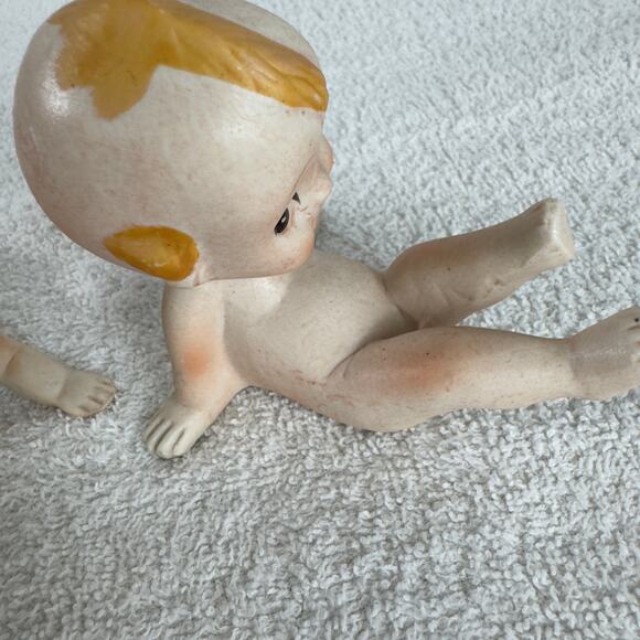 Kewpie Doll Figurines Set Of 3 Naked Baby Bisque - Picture 4 of 16